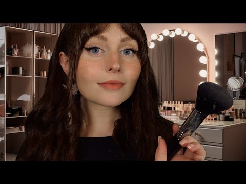 ASMR Makeup Artist Gets You Ready - Personal Attention, Face Brushing