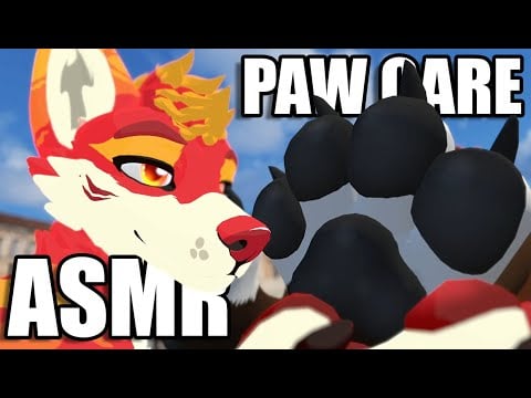 Taking Care of Your Furry Paws with ASMR 💞 (Brushing, Tapping, Massage ...)