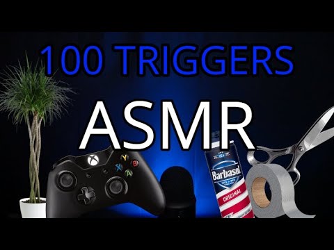 100 TRIGGERS IN 1 MINUTE ASMR