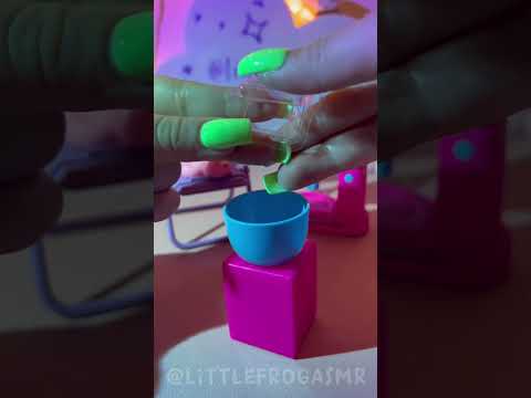 MOCHI MILKSHAKE ROLEPLAY 🍓🍰🍼 #asmr #roleplay #mochi #squishy #milkshake