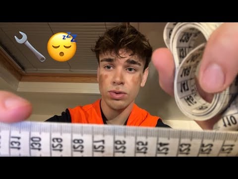 ASMR Fixing You 🔧 (Roleplay with Measuring, Hand Movements, Personal Attention & Stipple)
