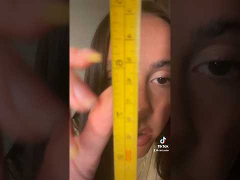 ASMR- Measuring your face chaotically part 1/3📏 #asmr #fastasmr #measuring #personalattention