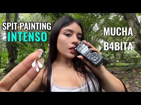 Asmr SPIT P4INTING ♡ EXTRA MOJ4DOS