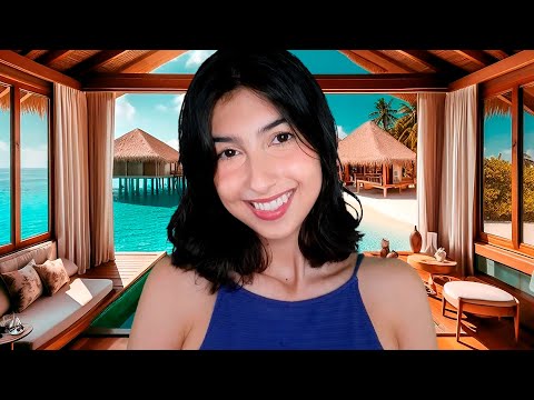 ASMR Viajando com você para as Maldivas 🌊