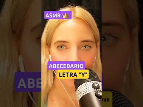 ASMR ABECEDARIO LETRA "Y" #ASMR #asmr #asmrespañol #asmrargentina #relax #dormirbien #abecedario
