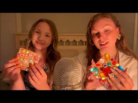 asmr/ trigger board tapping + scratching💚💖🩵 (with rambles✨)