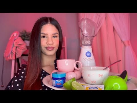 Asmr español roleplay: Tienes gripe y tu mama te cuida 🤒🤧