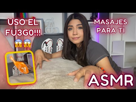 ASMR ESPAÑOL / Te HAGO un MASAJE INTENS0 para T0D0 tu CU3RP0 - dormirás en minutos