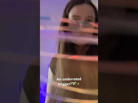 A unique trigger! Do you like the visuals or do you wish it had more to it? #asmr #tingles