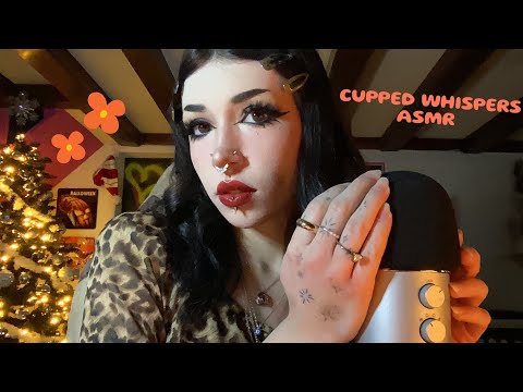 Cupped Whispering ASMR | Rambling, Mouth Sounds, Hand Sounds