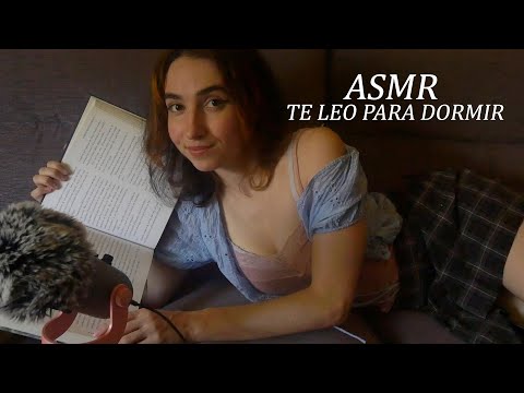 ASMR Leyéndote SUAVEMENTE en tu CAMITA Para DORMIR 🌧 Sonido de lluvia de fondo