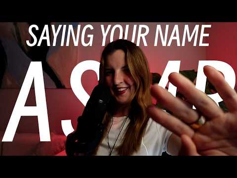 ASMR Whispering My Subscribers Names *tracing and repetition*