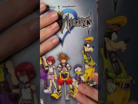 Reminiscing over the Kingdom Hearts game manual 🩶 ASMR