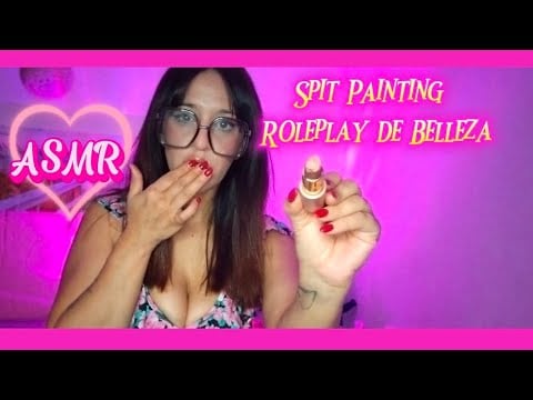 💄 Te maquillo con amor y besitos ✨ | ASMR Spit Painting + Maquillaje relajante