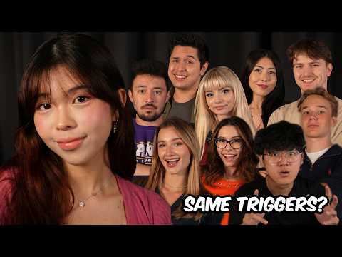 Giving 10 Asmrtist The Same Exact Triggers!