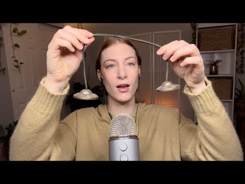 Asmr dinging bell tingsha sounds for sleep #shorts
