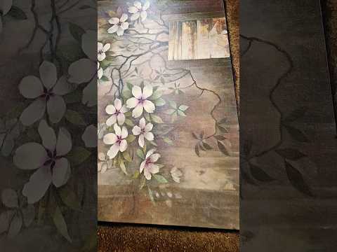 🎨 Painting on Thrift Store paintings🖌 #trending #art #viral #shorts