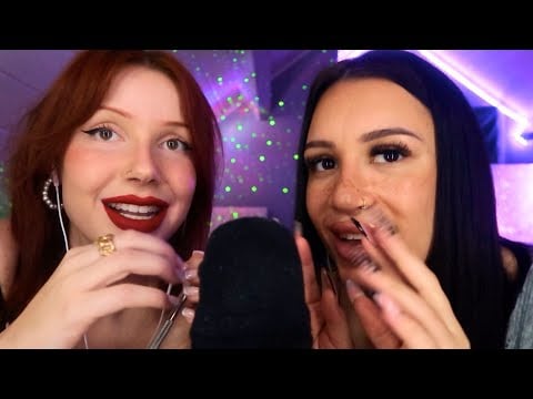 ASMR ❤️ *tingly* layered trigger sounds w/ @ASMRbyChloeK