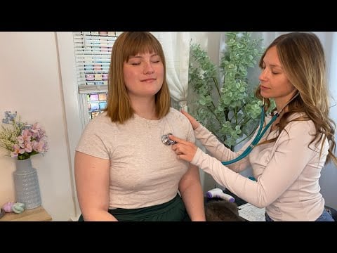 ASMR Medical Intake & Vitals | Calm Doctor Visit (Soft Spoken) with @CaitC-ASMR 