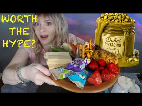 ASMR Trying Viral Dubai Chocolate Filling With Everything! (Best & Worst Combos)