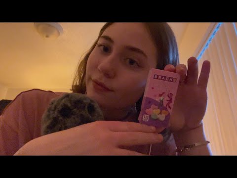 CRUNCHY ASMR (eating conversation hearts)