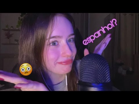 TENTANDO FALAR EM ESPANHOL!! 😰 (ASMR)