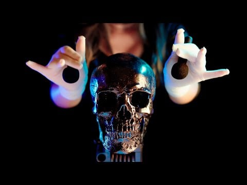 💀骷髅的治愈时刻｜神秘敲击与骨传导音  | 晓晓小UP ASMR
