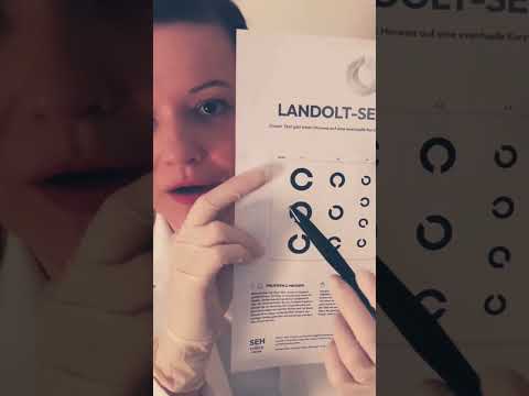 ASMR Can you see this? Relaxing Professionally Eye Exam Roleplay #asmrmedical #asmrdoctorroleplay