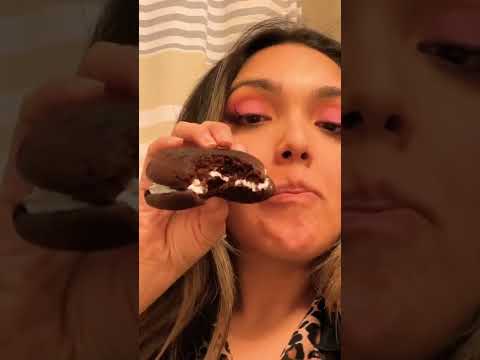 WHOOPIE PIE ASMR | soft cake eating sounds