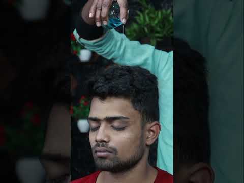 ASMR Satisfying Head And Body Massage #shorts