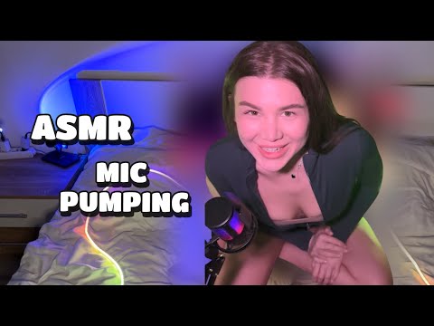 ASMR | Fast & Aggressive Mic Pumping & Spit Painting You