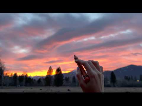 🌄Tracing a Montana Sunset🌄