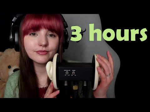 3 hours ASMR for Sleep 💤 Mouthsounds, Ear massage, Brushing etc.