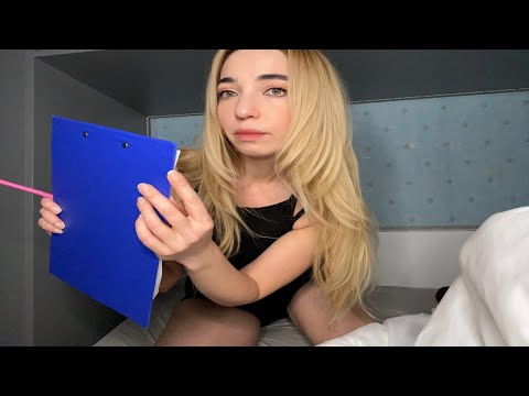 ASMR Full Body Exam and Massage/ Helping You Fall Asleep