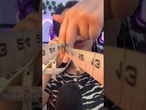 ASMR let me measure your face girl 💆🏻‍♀️ 🌬 #asmr #visualtingle #tingles ##sleepaid #mouthsounds