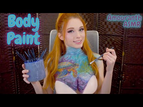 Body Paint ASMR  | Amouranth ASMR