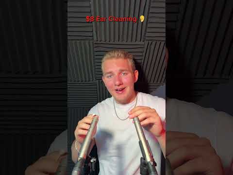 Asmr $8 vs $80 ear cleaning #asmr