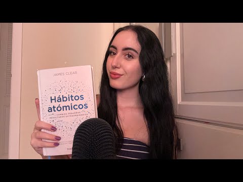 asmr ~ leyendo “hábitos atómicos” (susurros & soft spoken) #asmr 