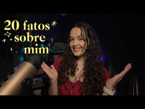 ASMR curiosidades sobre mim ✨(asmr conversando)