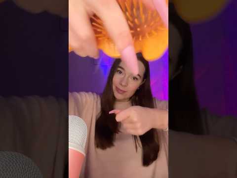 ASMR Quick Hairstyle on You #asmr #relax #visualtingle #asmrtriggers #tingles