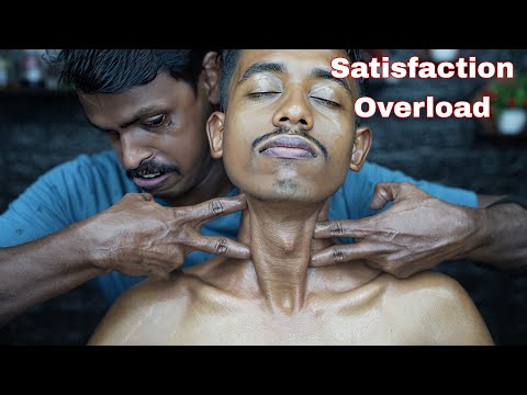 Satisfaction Overload | Strong ASMR Head And Neck Massage By Strong Wrist Barber | Neck Cracking