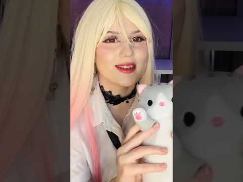 🌙 ASMR anime cosplay Marin Kitagawa 💗 relaxing video