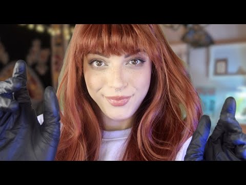 ASMR | Eccentric Friend Gives You A Scalp Check, Measures You, & Draws Your Portrait