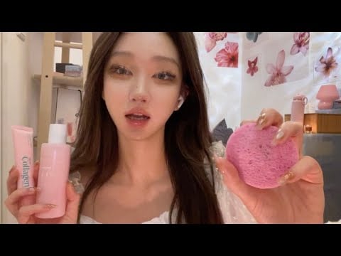 ASMR Girlfriend who is obsessed with you gets you ready for bed 🎀🔪