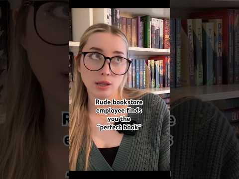 Rude book store employee finds you the“perfect book” asmr 📕  #asmr #bookasmr #roleplay