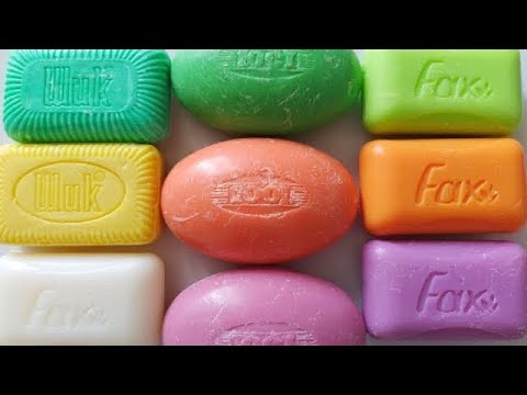 Dry Soap carving ASMR\ relaxing sounds\ No talking. Satisfying ASMR video\ Cutting soap