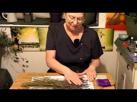 Craft ideas with Lavender (Unintentional ASMR, Real person ASMR)