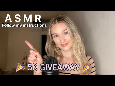 ASMR✨ | 5K GIVEAWAY🎉 | & FOLLOW MY INSTRUCTIONS 🇳🇱