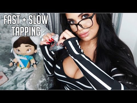 ASMR FASTEST & SLOW TAPPING (No Talking)