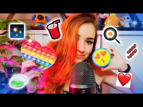 ASMR 1 EMOJI = 1 DECLENCHEUR 🍉☁✨🥤